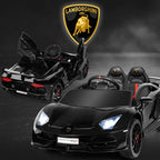 Licensed Lamborghini SVJ Kids Ride-On Car, 12V Battery Powered - Red, White, Black, Green Or Pink