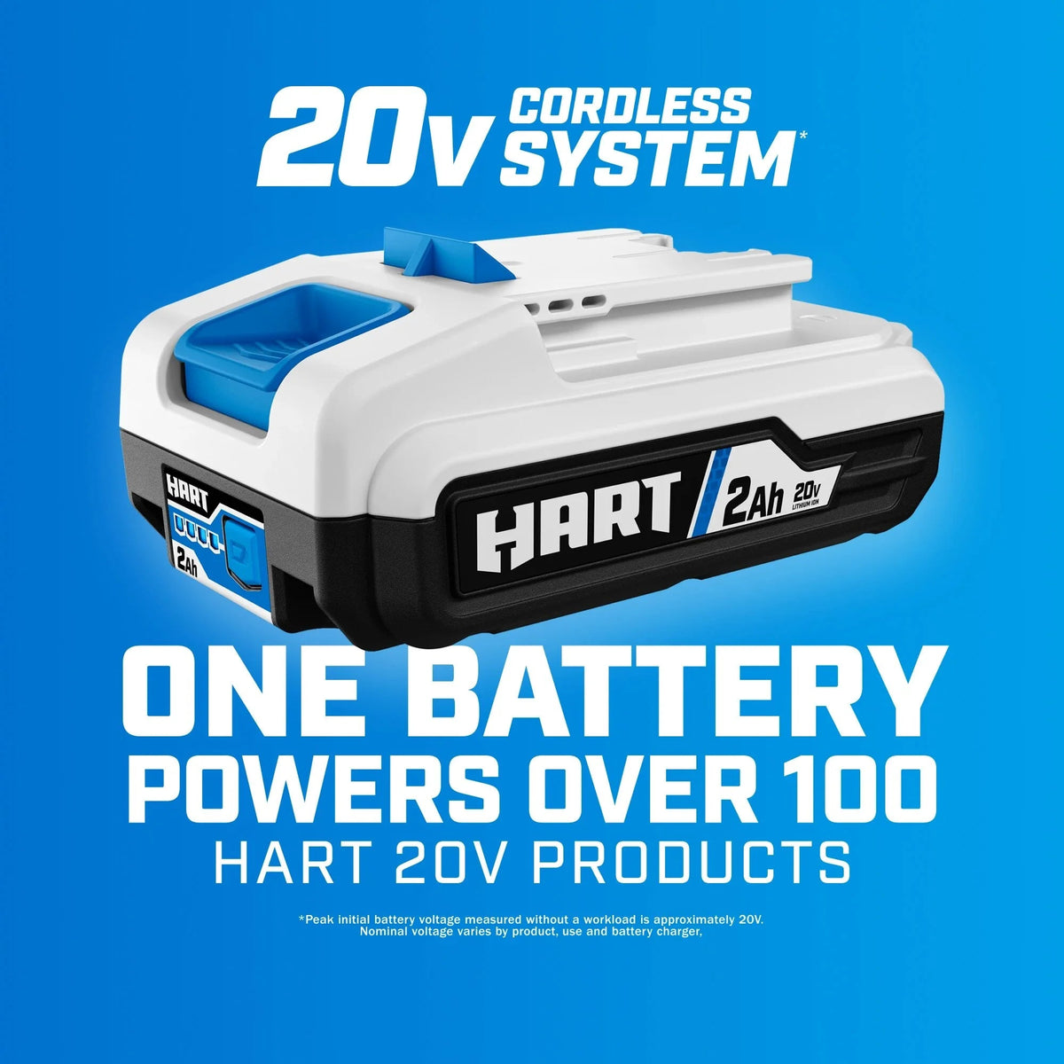 HART 20-Volt Dual Brushroll Stick Vacuum Kit With 4.0 Ah Lithium-Ion Battery