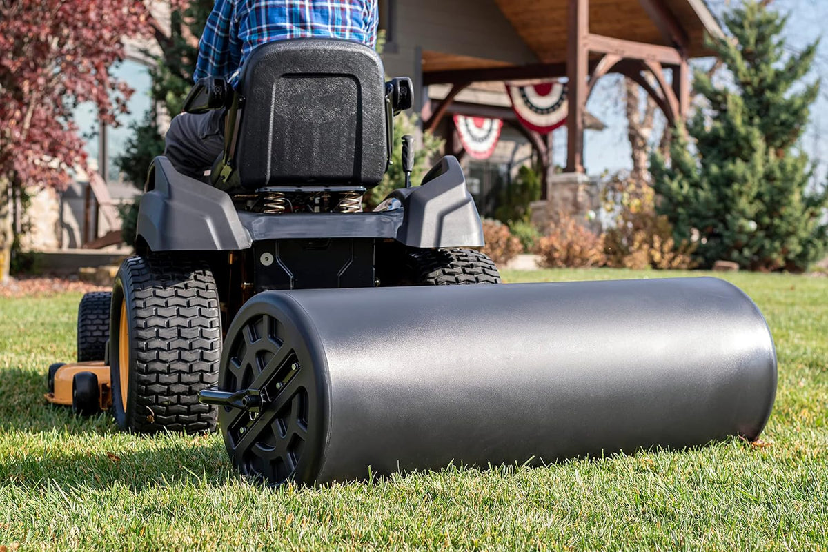 Agri-Fab Tow-Behind Poly Lawn Roller, 18 in x 48 in, 550 lb Water Capacity - 45-0604