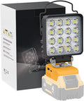 Cordless 20V Max 48W LED Work Light For Dewalt 20V Battery
