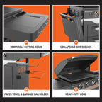 Blackstone ProSeries 5 Burner 28in Propane Griddle With Range Top - 2008