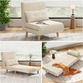 3-in-1 Convertible Sleeper Chair Bed With Adjustable Backrest