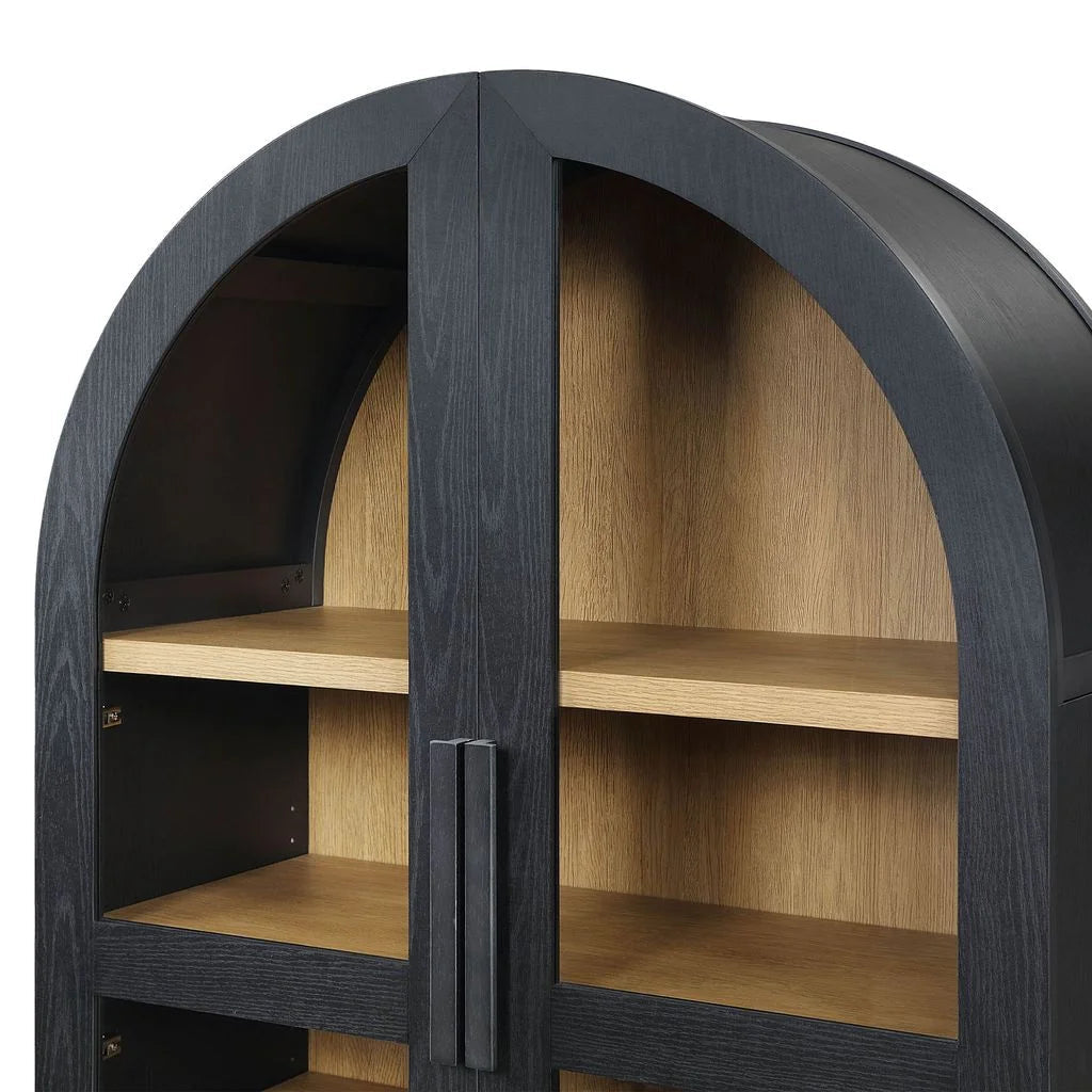 Better Homes & Gardens Juliet Arch Accent Cabinet, Black Finish - BHF336158813005, BHF336158813031, BHF336158813035