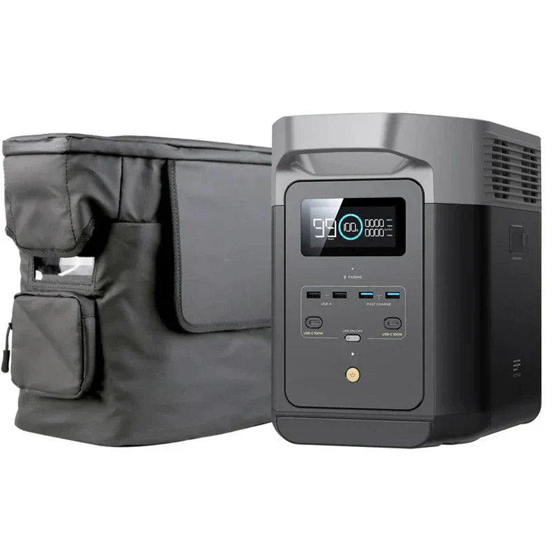 EcoFlow DELTA 2 Portable Power Station 1024Wh 1800W With Waterproof Bag - EFD330