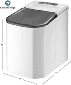 Countertop Ice Maker, 1.5L, White - 368-156-953