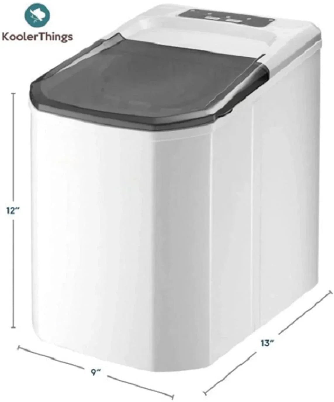 Countertop Ice Maker, 1.5L, White - 368-156-953