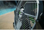 POWER+ 18 in Portable Outdoor Electric Misting Fan, 5 Speeds