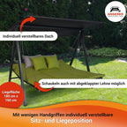 Angerer Garden Swing Lounge Smart Ashgrey