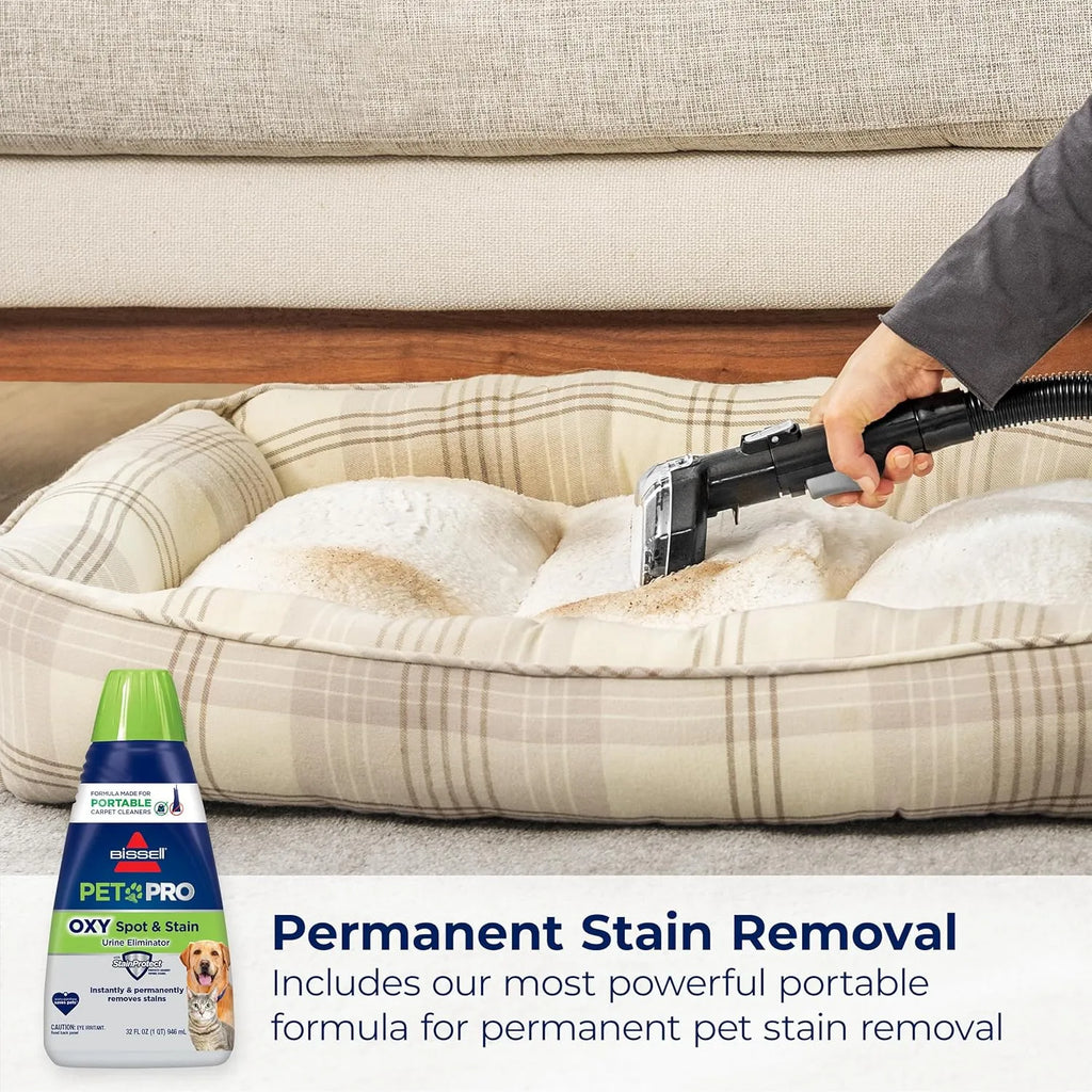 Bissell Little Green HydroSteam Portable Carpet And Upholstery Cleaner, Black And Copper Harbor - 3618