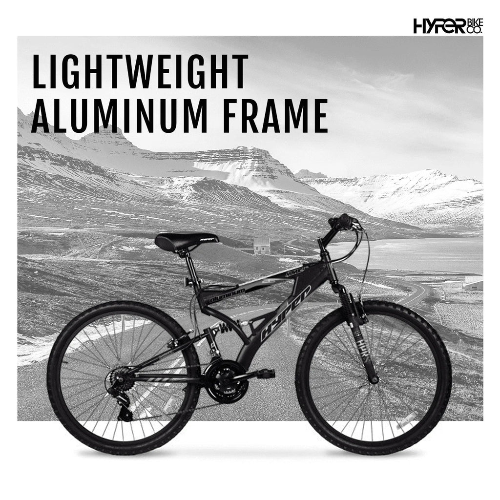 Hyper Bicycles Men's Havoc Mountain Bike, 26 inch, 21 Speed, Black
