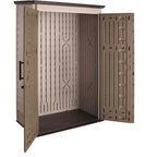 Rubbermaid Outdoor Storage Shed, 52 Cu. Ft., 52 in W x 31 in D x 81 in H - Lockable Double Doors