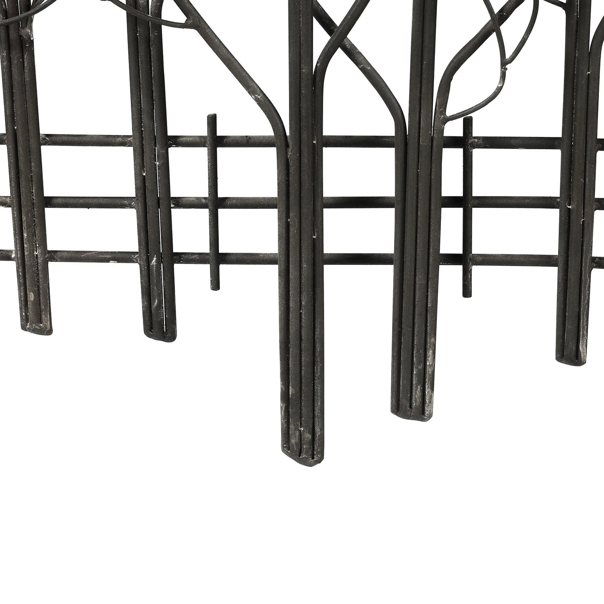 Black Metal Tree Wall Decor - Modern Forest Design Wall Art Sculpture