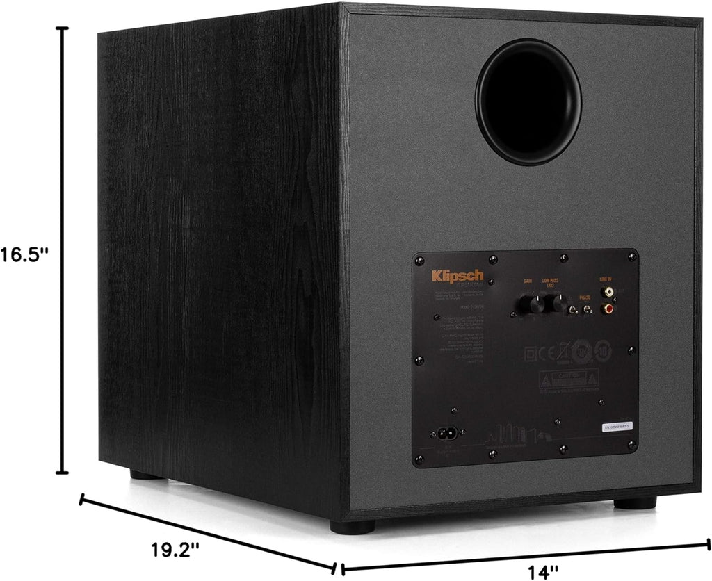 Klipsch Subwoofer, Black - R-120SW