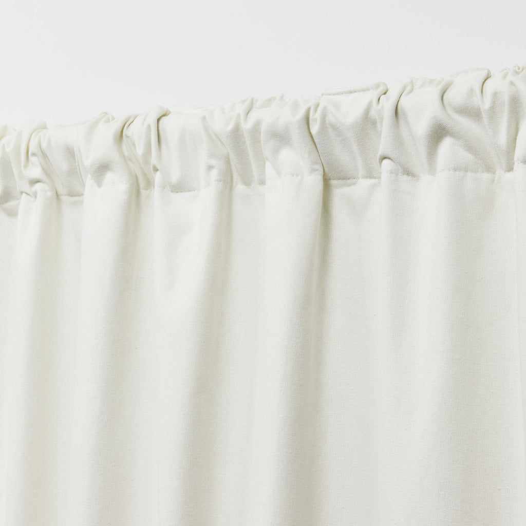 Blackout Single Window Curtain Panel, Back Tab And Rod Pocket, 100% Cotton