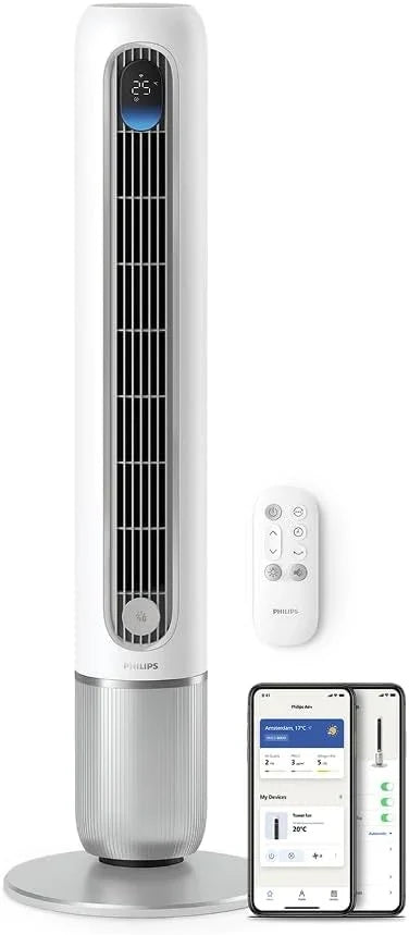 Philips Smart Tower Fan 7000 Series - 8,4 m/s, 22 dB, WLAN, 12 Levels