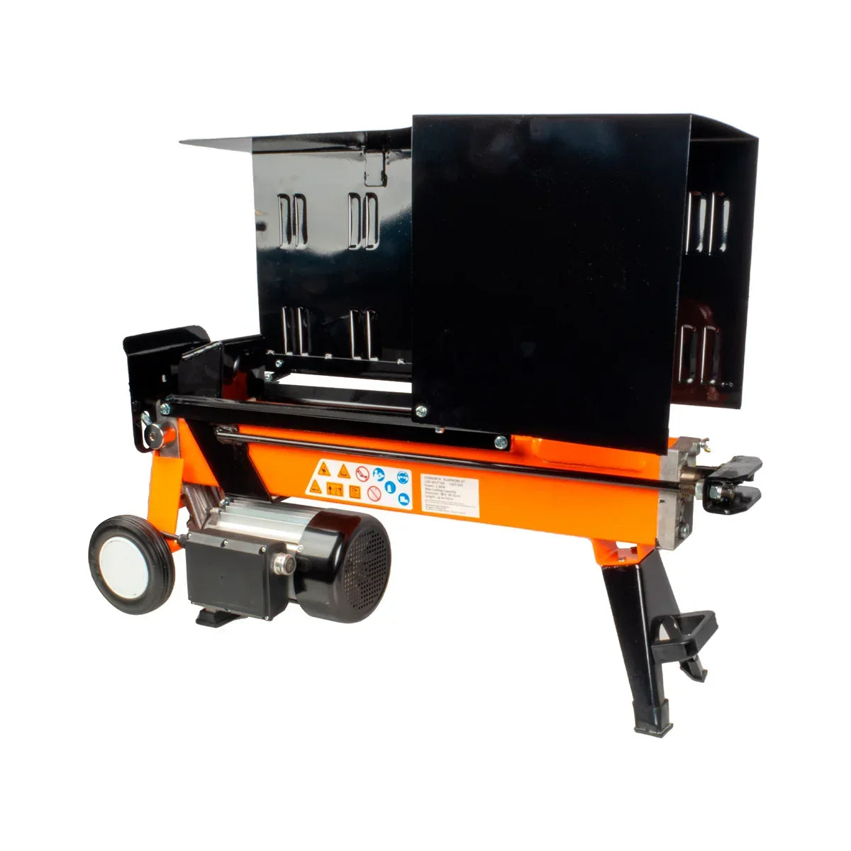 Fornorth Log Splitter 7 Tons, 2000W, 52 cm x 30 cm, Orange/Black - 7T V2