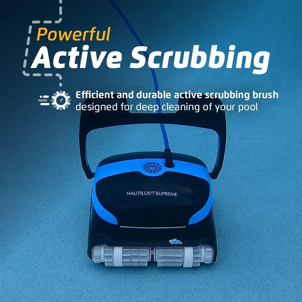 Dolphin Nautilus CC Plus Wi-Fi Robotic Pool Vacuum Cleaner For In-Ground Pools Up To 50 FT - Nautilus CC Plus Wi-Fi