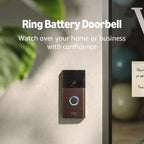 Ring Battery Doorbell With Head-to-Toe Video, Venetian Bronze