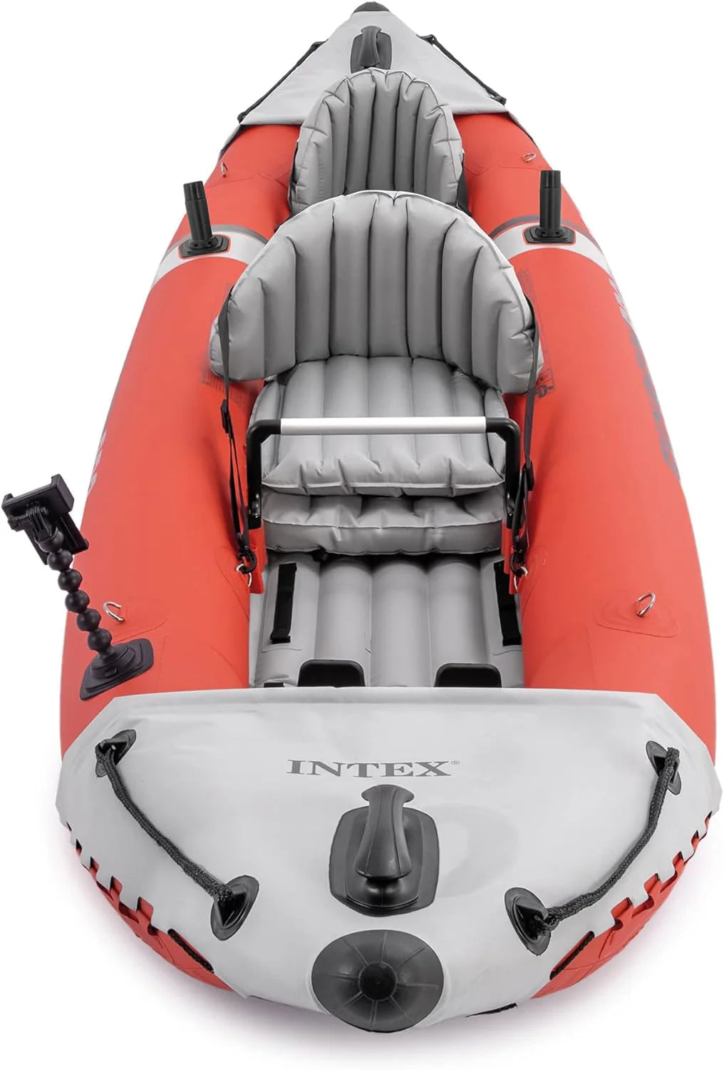 Excursion Pro K2 Inflatable 2-Person Kayak Set With 86in Paddles And Pump - 68309EP