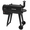 Wood Pellet Grill And Smoker, Black, 459 sq. in. Cooking Area - ZPG-450A3