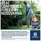 Husqvarna Gas String Trimmer, 28-cc 2-cycle, 20-in Straight Shaft, Attachment And Edger Capable - 330LK 970545001