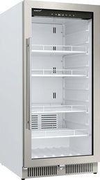 EdgeStar Commercial Beverage Merchandiser, 10.1 Cu. Ft., 22 in Wide, Stainless Steel - VBM101