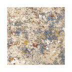 Mid-Century Medallion Area Rug - Brown