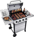 Char-Broil Performance 4-Burner Liquid Propane Gas Grill, Stainless Steel - 463377319