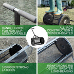SP-001-JNN Peat Moss Compost Spreader - 24 in Metal Handle