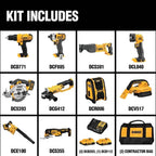20V MAX 10-Tool Combo Kit With Batteries And Charger - DCK1020D2