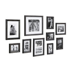 10-Piece Wood Gallery Wall Picture Frame Set - 11 x 14 in