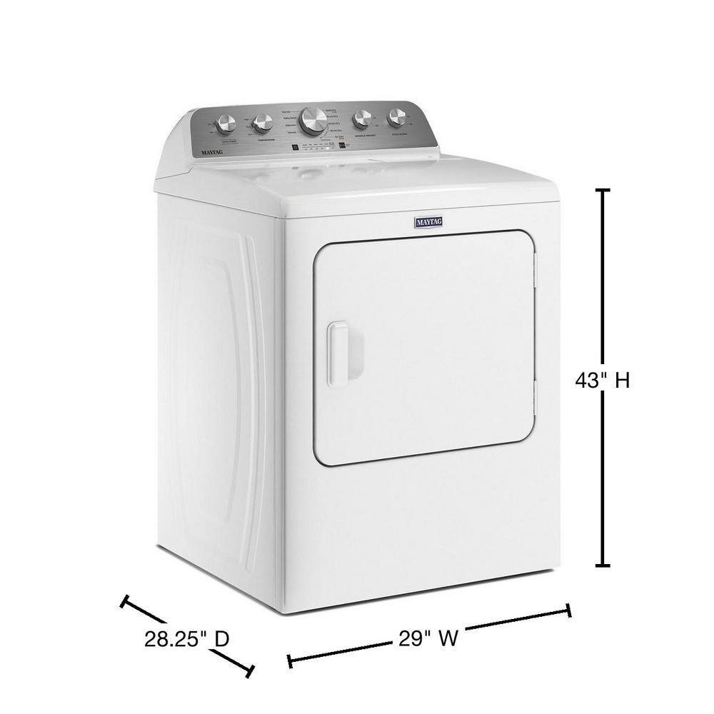 Vented Gas Dryer 7.0 Cu. Ft. White