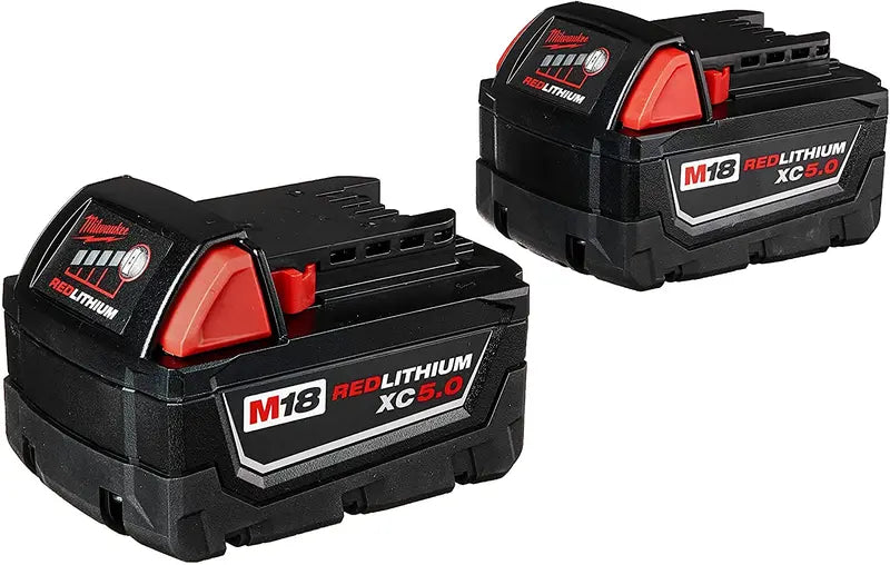 Milwaukee 18V 5Ah Lithium-Ion Battery 2 Pack - M18