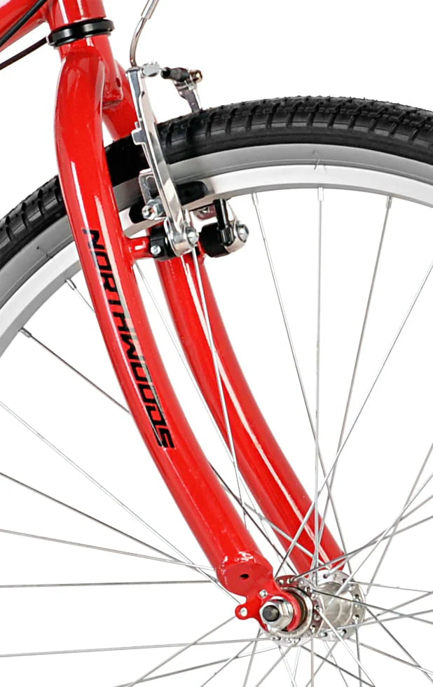 Northwoods 26in 21-Speed Dual Drive Tandem Adult Bike - Red/Black