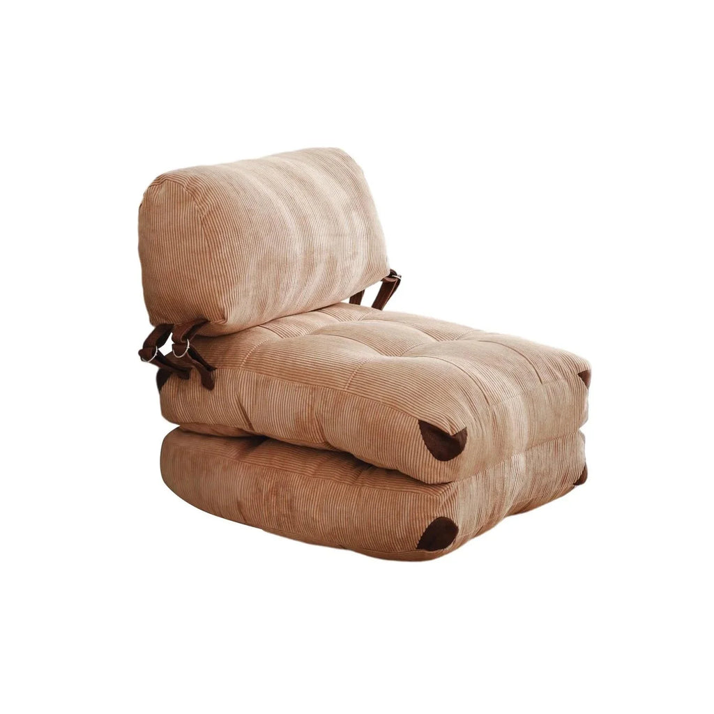 Atelier Del Sofa 1-Seat Sofa Bed, Camel, 80 cm x 70 cm x 60 cm - Fold Kadife
