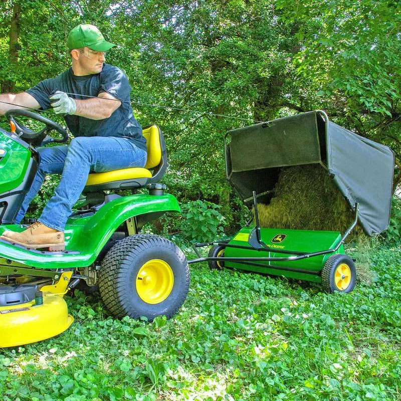Agri-Fab Tow-Behind Lawn Sweeper 42-Inch 24-Cubic-Foot Capacity