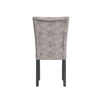 Set Of 2 Upholstered Parsons Dining Chairs, 38 in H x 19 in W x 23.5 in D