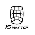 PING Cart Bag, White, 15-Way Top - DLX