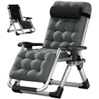 NAIZEA Zero Gravity Lawn Recliner Chairs, 2 Pack, Black