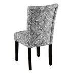 Set Of 2 Upholstered Parsons Dining Chairs, 38 in H x 19 in W x 23.5 in D