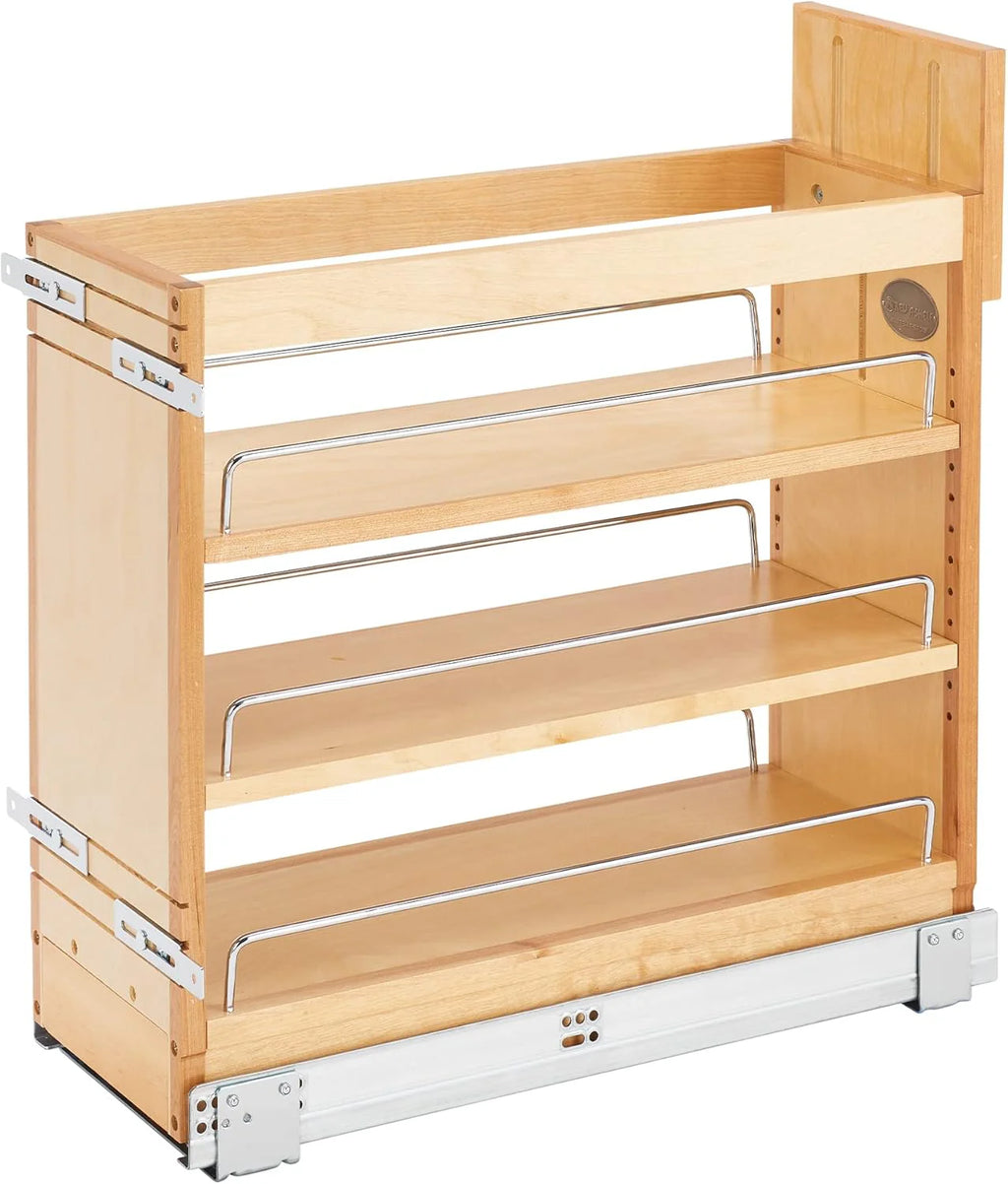 5 Inch Pull-Out Cabinet Storage Organizer With Soft-Close Slide Rail