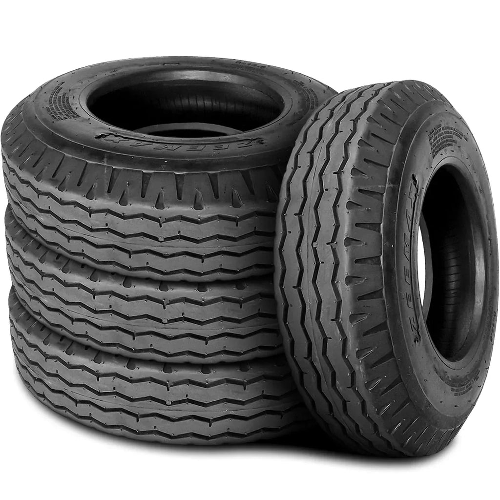 Zeemax Highway ST Trailer Tires, 8-14.5 Load G, 14 Ply - Pair of 2