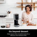 7-in-1 Ice Cream Maker With 2 Pint Containers And Lids - Silver