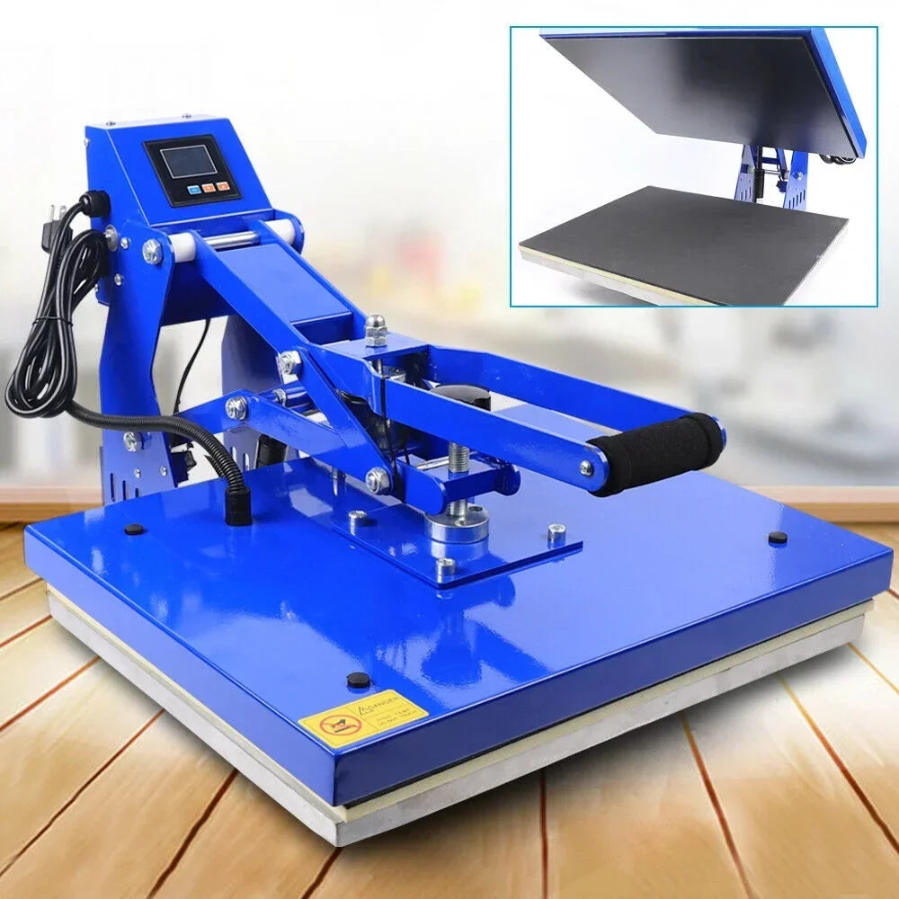 CNCEST 16x20 in Auto-Open Clamshell Heat Press Machine T-Shirt Printer