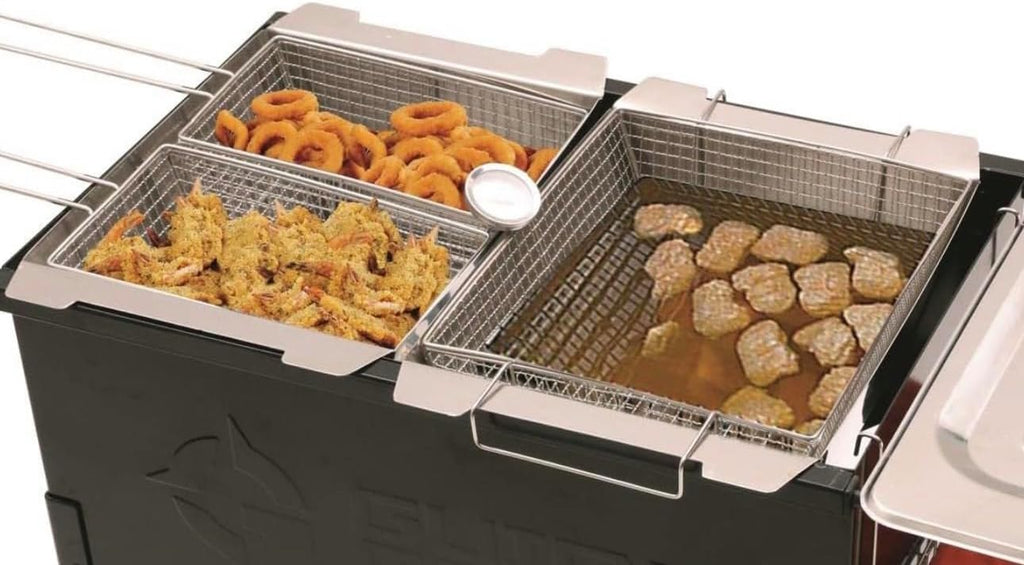 3-Basket Stainless Steel Propane Deep Fryer - 6 L