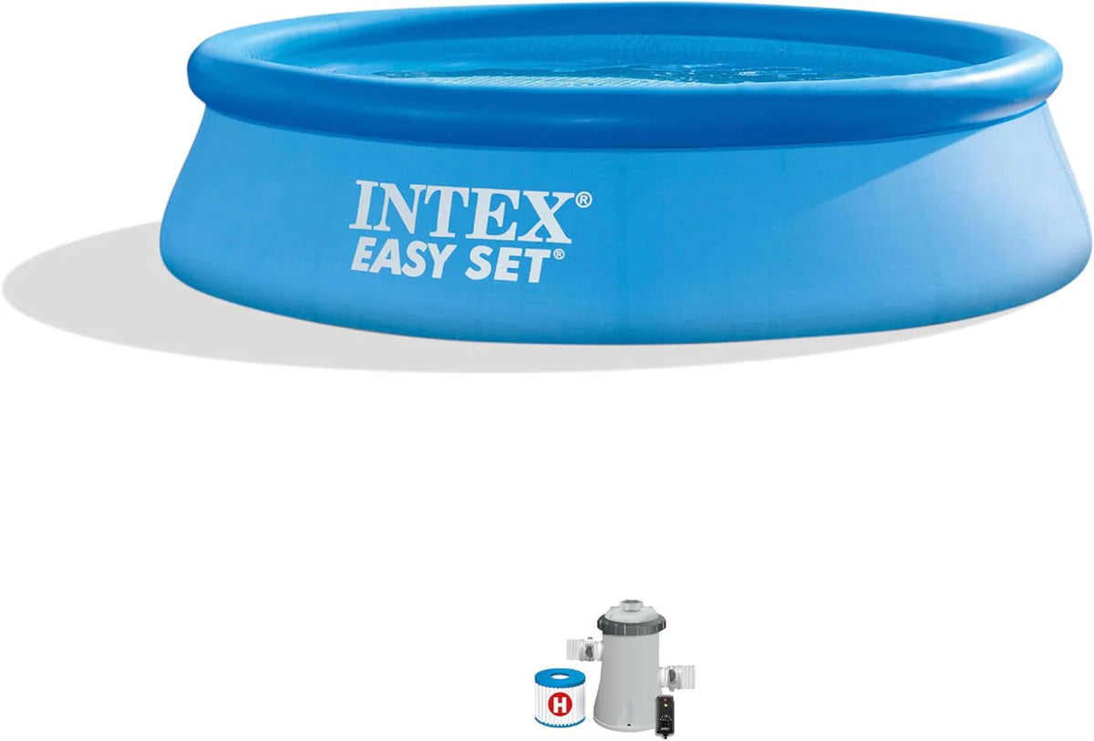INTEX Easy Set Inflatable Swimming Pool Set, 15ft x 48in, 3,736 Gallons - 28167EH