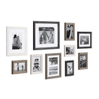 10-Piece Wood Gallery Wall Picture Frame Set - 11 x 14 in