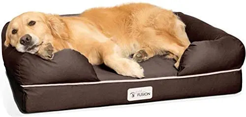 PetFusion Ultimate Orthopedic Dog Bed - Large, 50 x 40 x 13 in, 6-inch CertiPUR-US Memory Foam