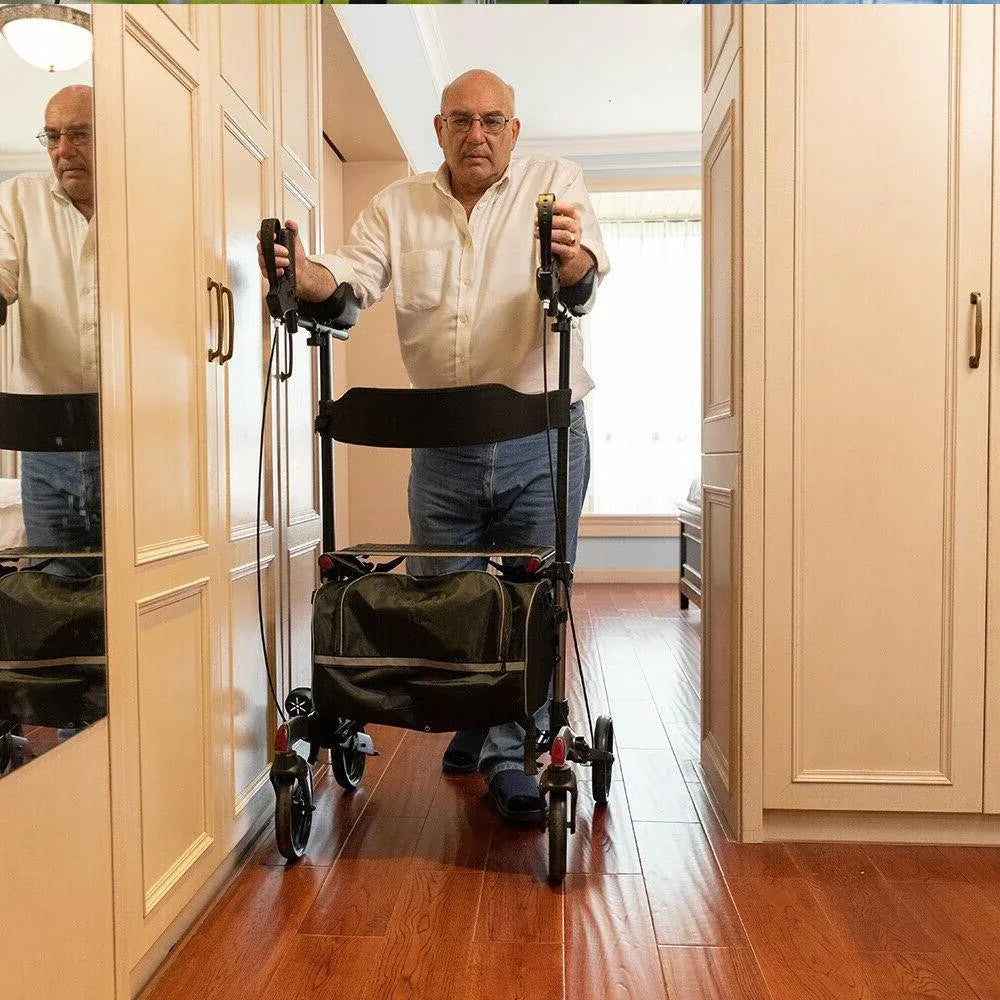 Heavy Duty Standing Upright Rollator Senior Walker