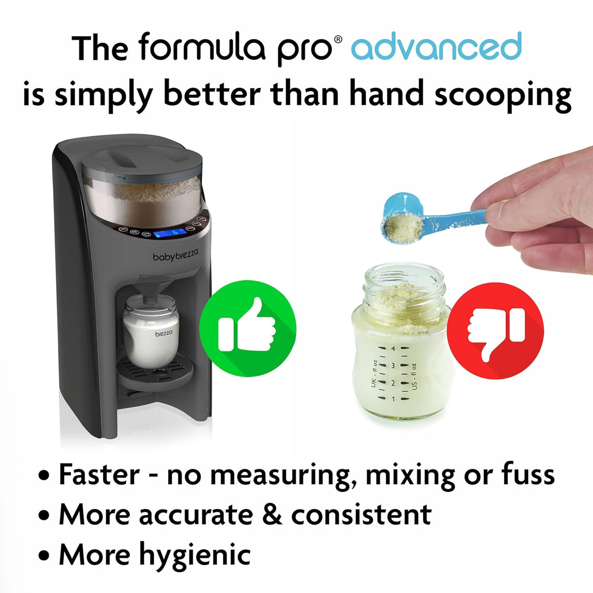 Baby Brezza Automatic Warm Formula Maker, BPA-Free, White - FRP0046COM